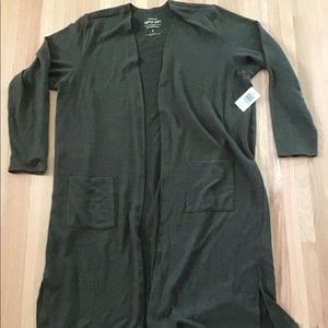 NWT Torrid Olive Duster size 3